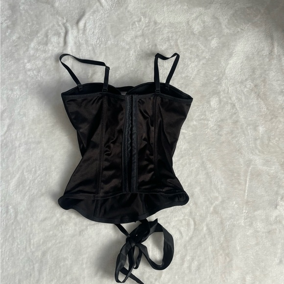 Spirit Black Lace-Up Corset Top - Picture 4 of 4